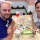 Me and my wife in maid café